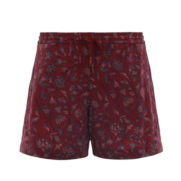 NWT! Zimmerman Men's Paisley Boardshort in Burgundy Batik - Size 34 - Picture 1 of 6